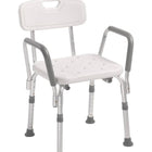 TRYCARE waterproof shower chair with backrest and armrests - photo 1