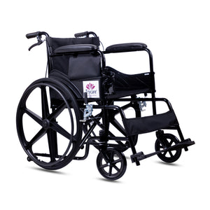 TRYCARE Lightweight Wheelchair with Bottle Holder