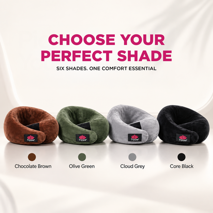 TRYCARE TravelEase travel neck pillow in night black - photo 4