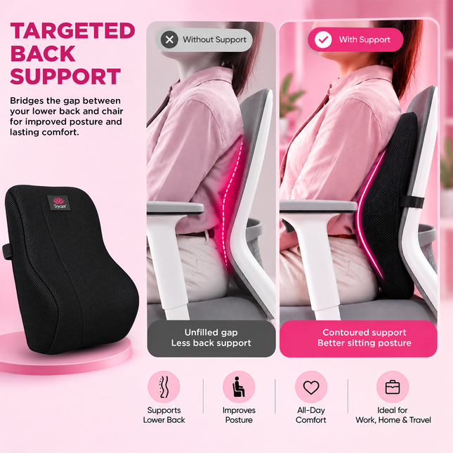 TRYCARE BackPro memory foam lumbar support - photo 2