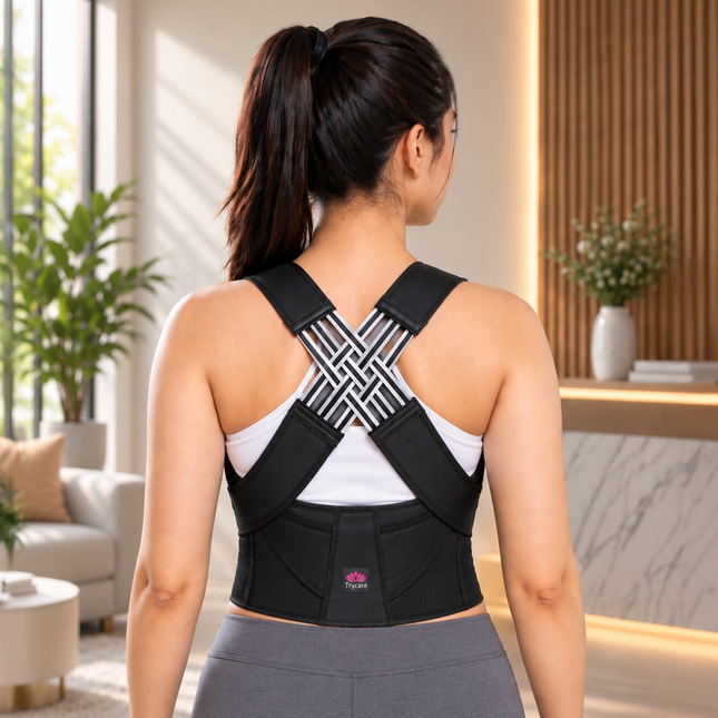 TRYCARE PostureFix adjustable back brace posture corrector