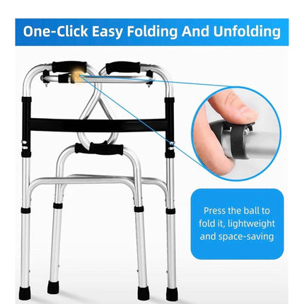 TRYCARE 2-in-1 step-up folding walker - photo 2