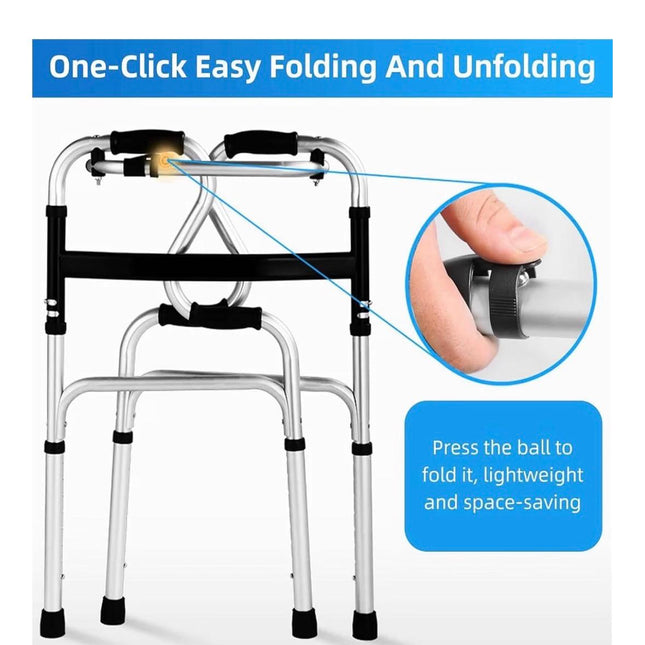 TRYCARE 2-in-1 step-up folding walker - photo 2